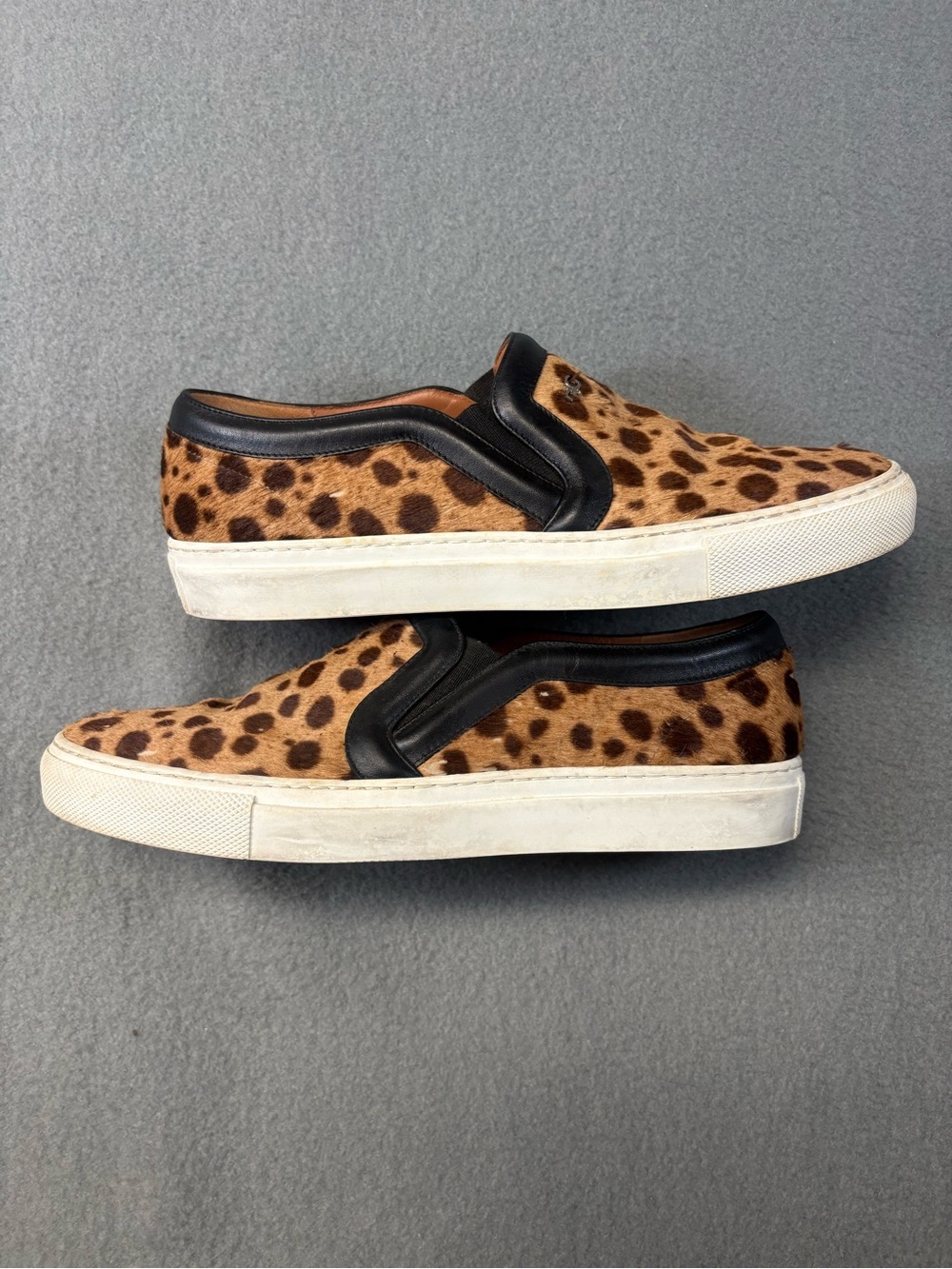 Givenchy Ponyhair Loafers Sneakers Slip On Skate Leopard 37 /6.5 - Picture 5 of 7